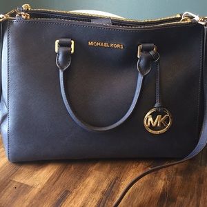 Navy Michael Kors Handbag